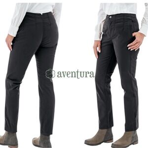 Aventura Raleigh Slim Ankle Pants NWT Black Work Pants Size 2
